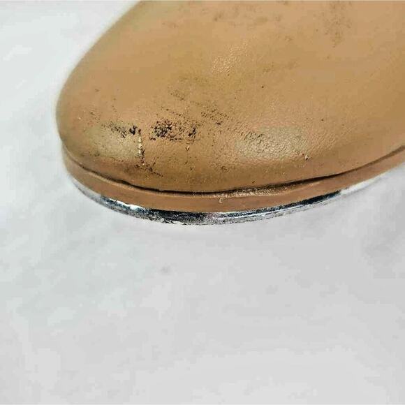 Theatrical Mary Jane Tap Shoes Beige Leather Made in Italy Girls Size 13 W - Picture 11 of 11